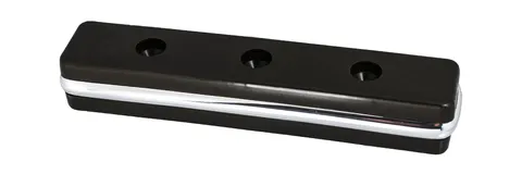 Опора прямая с молдингом 150*30 Н - 25 цвет венге — прямоугольная мебельная опора — венге — 25 мм