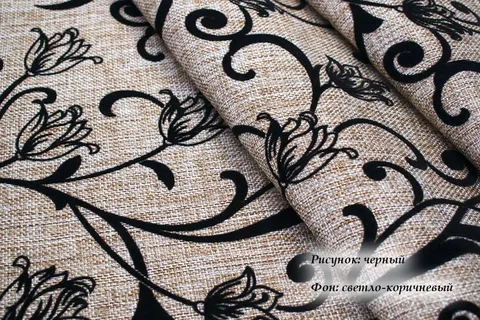 Элита 48 (Флок на рогожке) — флок на рогожке коллекции Элита, оттенок 48