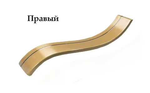 Волна 15 1М Деревянный подлокотник (бук) — деревянный подлокотник — бук — 15