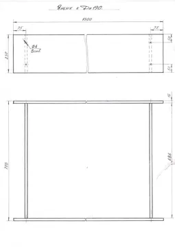 Ламинат на Металлокаркас Бостон ST (L= 1900 мм.)(размер 1800*230х2шт и 686*230х2шт) — деталь настила для металлокаркаса — 1800×230×2
