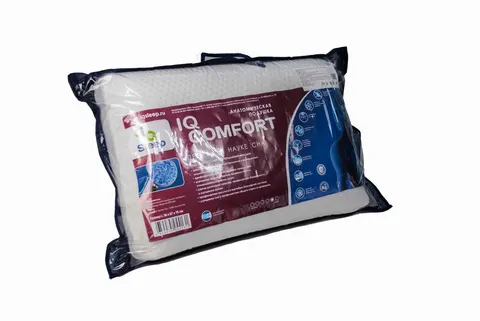 Подушка с чехлом IQ Comfort (Ай Кью Комфорт), 36*57 h=15 — подушка с чехлом — высота: 15 см