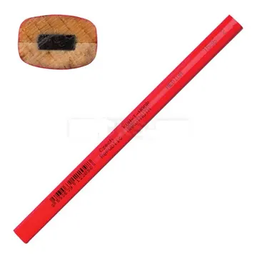 Карандаш столярный KOH-I-NOOR Корпус Красный — разметочный инструмент для мебельного цеха