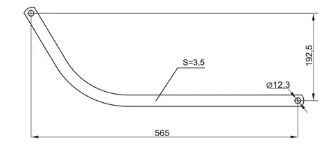 Тяга № 487 (30 шт.)(ОЗМФ) — механизм трансформации мебели для мебели