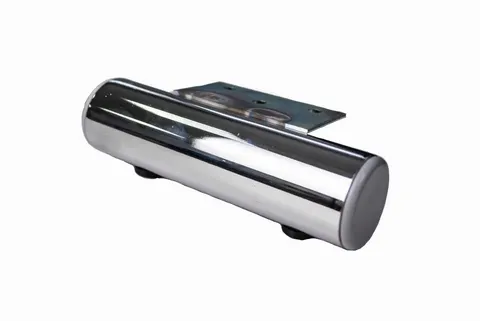 Опора хром с пластиной Д-40 L-150 (70 шт.) — мебельная опора — серебристый — 40 мм