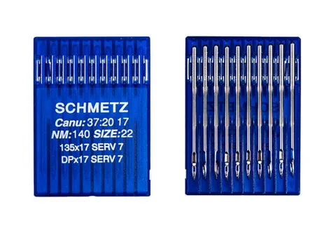 Игла прямострочных машин Schmetz DPх17 № 140 — швейная нить