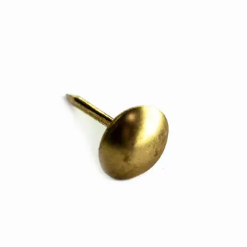 Гвозди декоративный под пуговицу 9.5 мм. цвет old gold