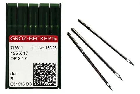 Игла прямострочных машин Groz-beckert DPх17 № 160/23 — швейная нить