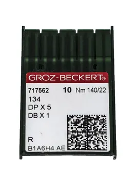 Игла прямострочных машин Groz-beckert DPх5 134R DBx1 № 140 — швейная нить