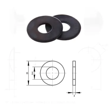 Шайба 8×25 без покрытия (DIN 9021) шт. — шайба для мебели и монтажа
