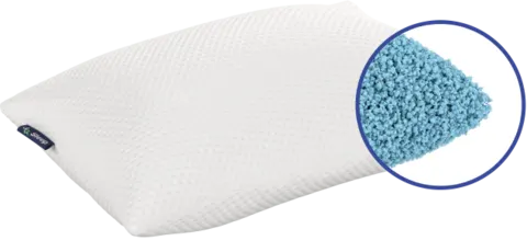 Подушка с чехлом Comfort (Комфорт) L C2 43*64 h=15 — подушка с чехлом и охлаждающим слоем — высота: 15 см
