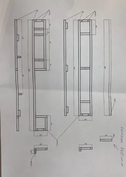 Металлокаркас "Основание для кровати разборное 1420*1960* 300" (30*30*1,2 мм.) — металлокаркас — 1420×1960×300